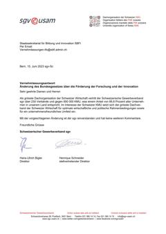  Änderung des Bundesgesetzes über die Förderung der Forschung und der Innovation