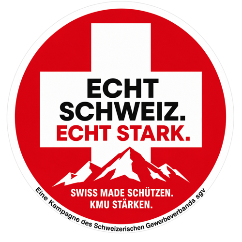 ECHT SCHWEIZ. ECHT STARK. | SWISS MADE SCHÜTZEN. KMU STÄRKEN. - Unterstützen Sie jetzt die Petition Swissness des Schweizerischen Gewerbeverbandes sgv!