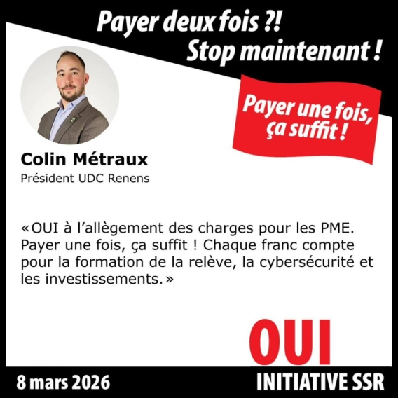 Oui à l'initiative SSR