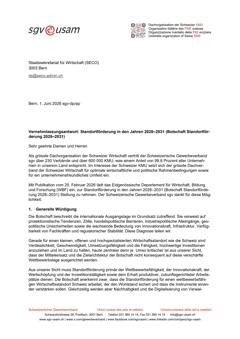  Standortförderung in den Jahren 2028–2031 (Botschaft Standortför- derung 2028–2031)