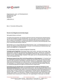  Revision des Obligationenrechts (Baumängel)