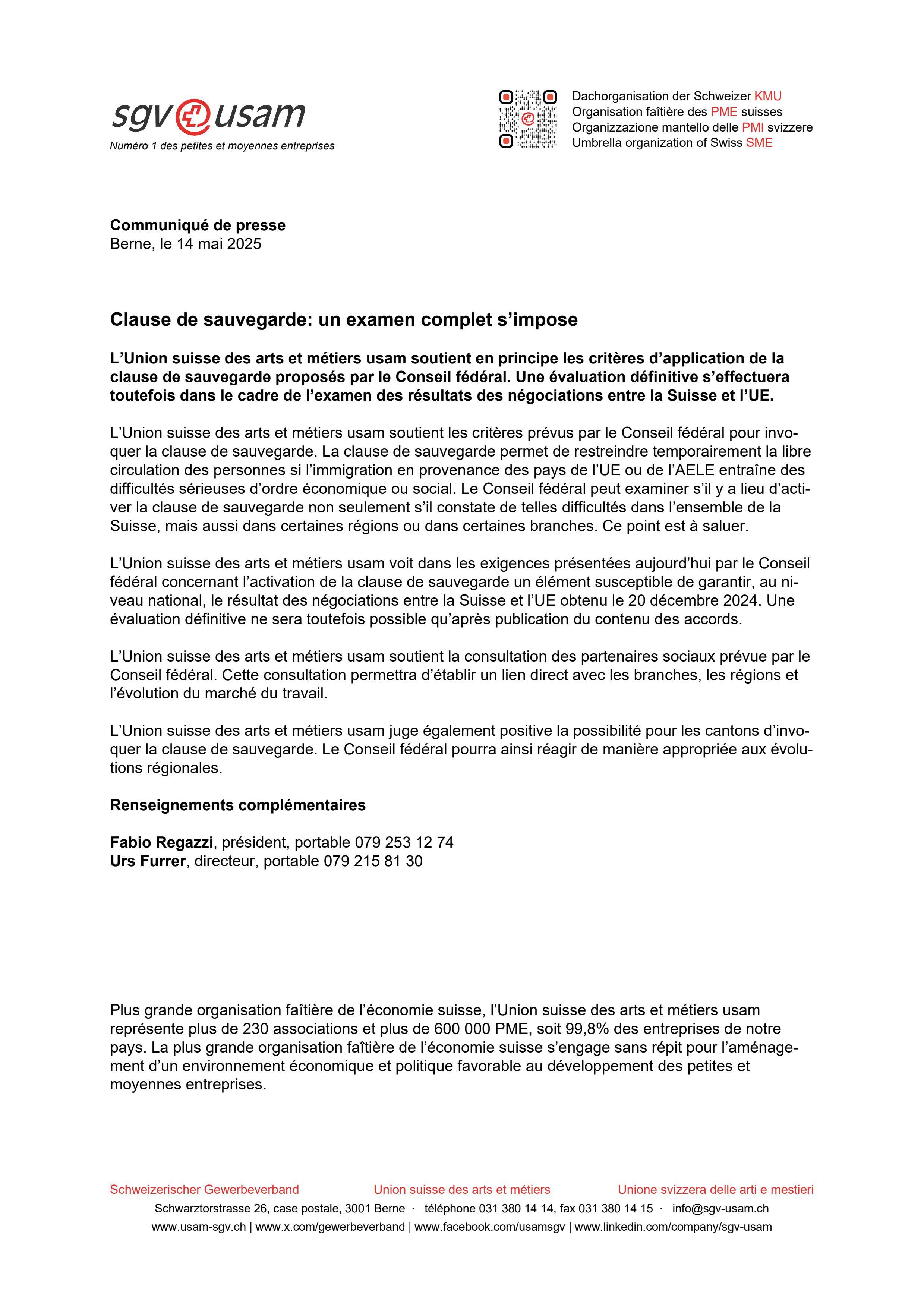 Clause de sauvegarde: un examen complet s’impose