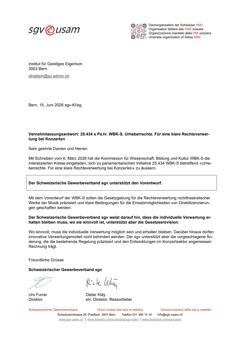 25.434 s Pa.Iv. WBK-S. Urheberrechte. Für eine klare Rechteverwertung bei Konzerten