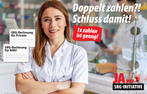  1 x zahlen ist genug: JA zur SRG-Initiative!