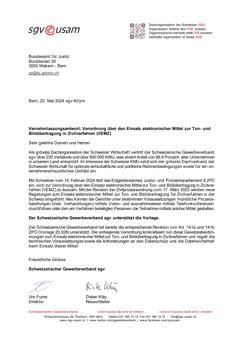  Verordnung über den Einsatz elektronischer Mittel zur Ton- und Bildübertragung in Zivilverfahren (VEMZ)