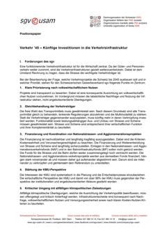  Verkehr ’45 – Künftige Investitionen in die Verkehrsinfrastruktur