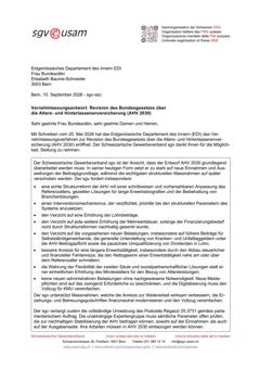  Revision des Bundesgesetzes über die Alters- und Hinterlassenenversicherung (AHV 2030)