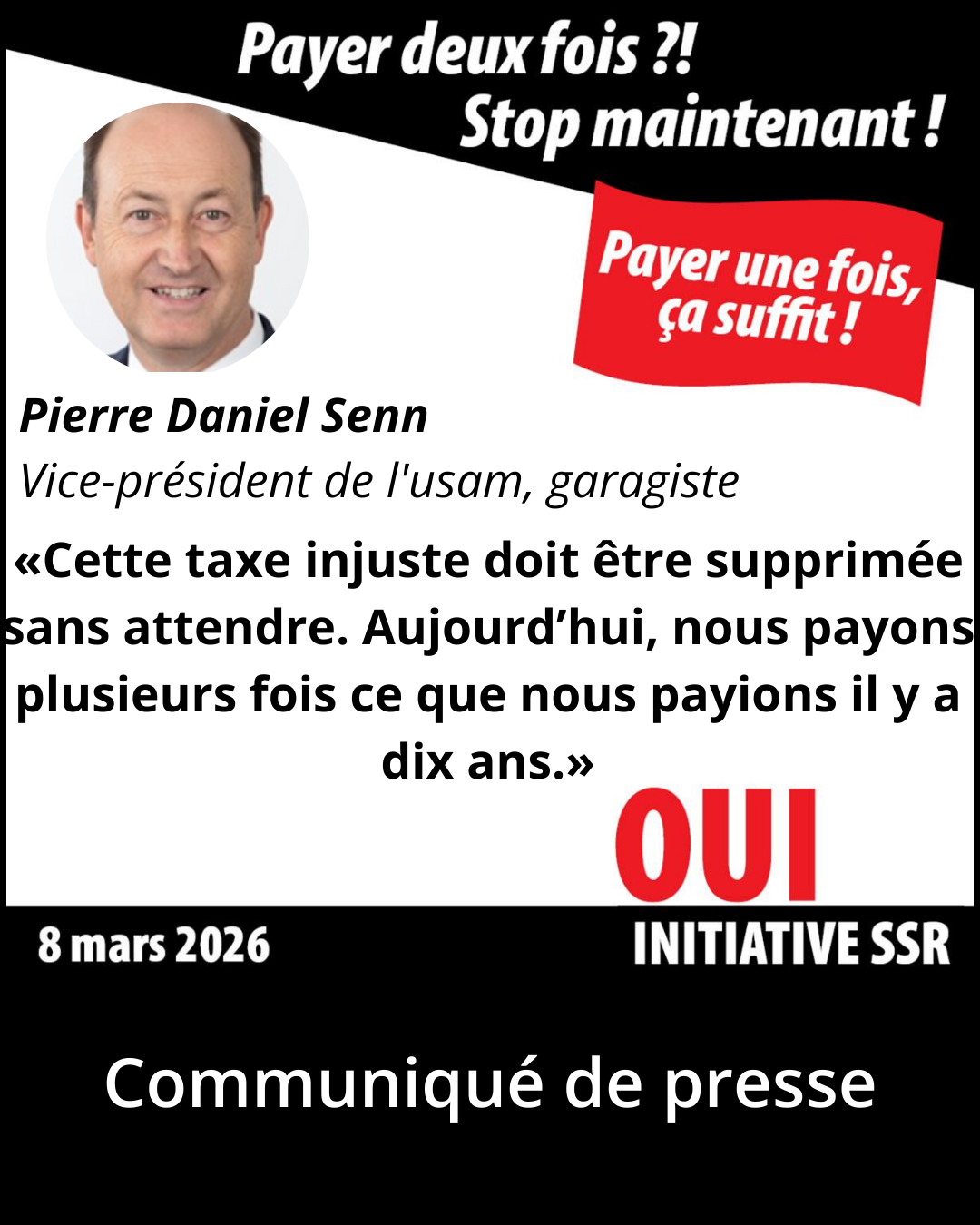 OUI à l'initiative SSR !