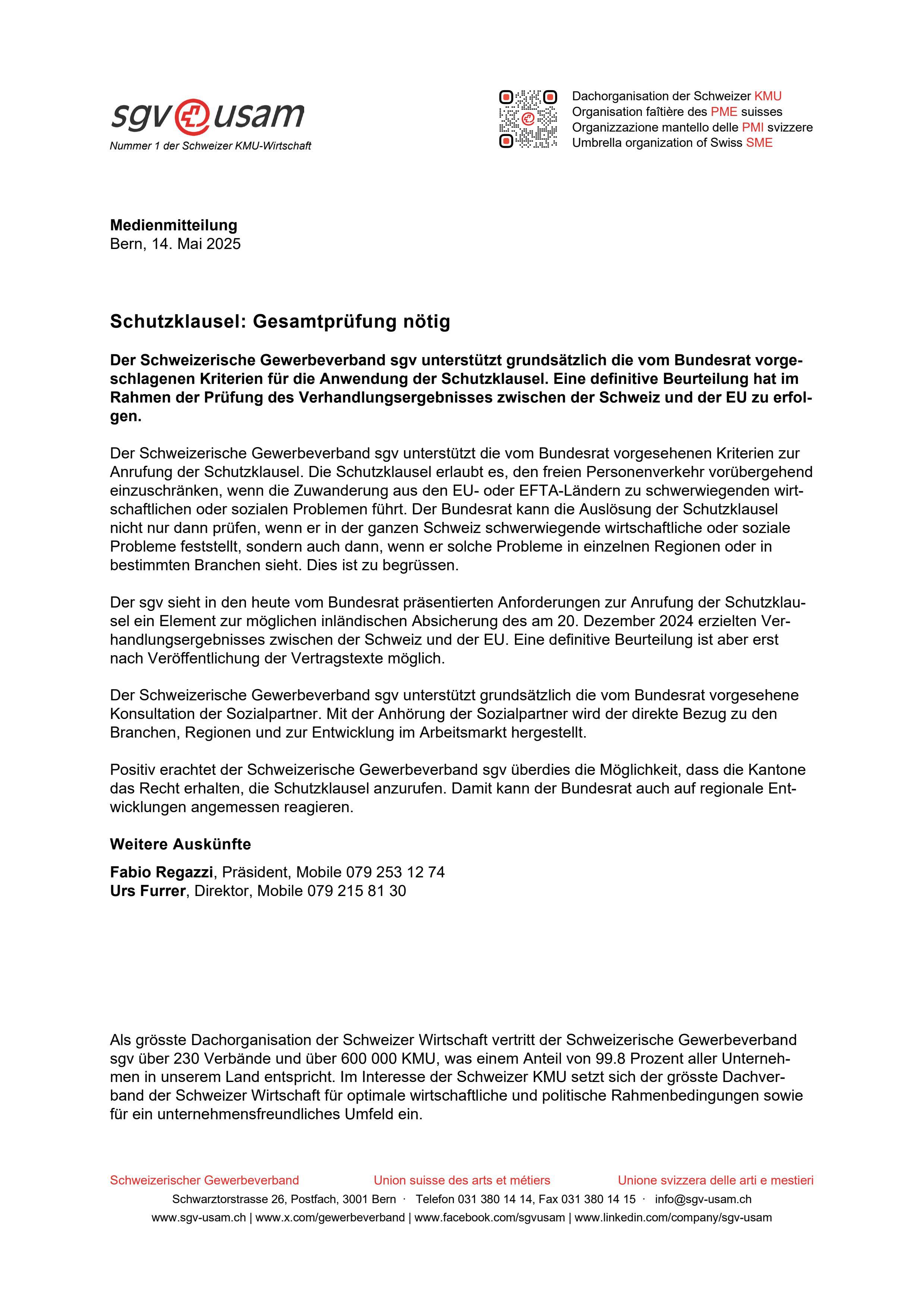 Schutzklausel: Gesamtprüfung nötig