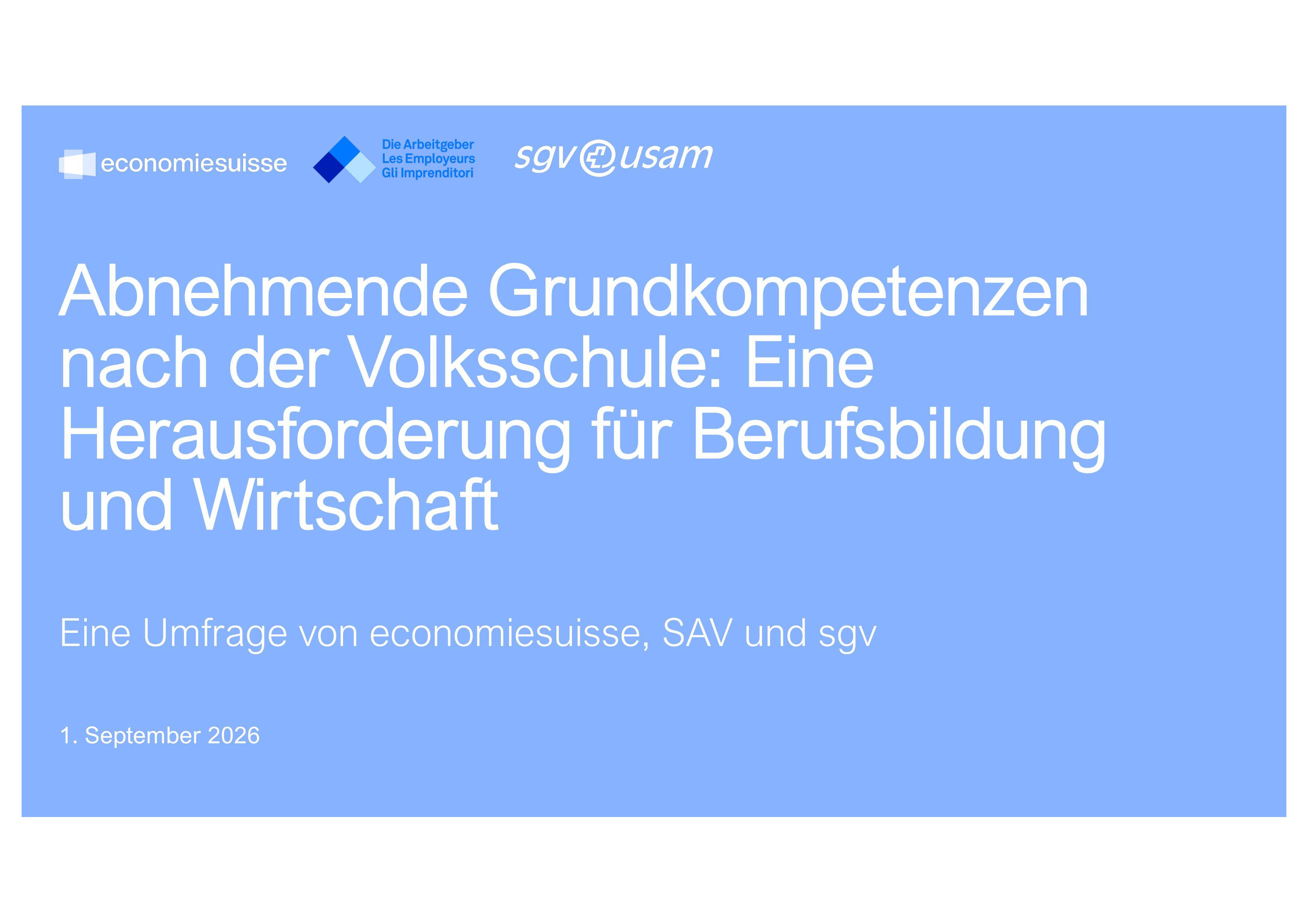 20260901 Ergebn Umfrage Grundkompetenzen De