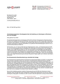  Bundesgesetz über die Zustellung von Sendungen an Wochenen-den und Feiertagen