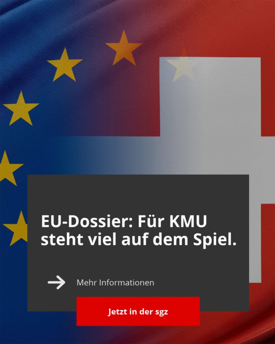 EU-Dossier: Für KMU steht viel auf dem Spiel. In der aktuellen Gewerbezeitung zieht Dieter Kläy, stv. Direktor des sgv, Bilanz zu den Beratungen im Ständerat.