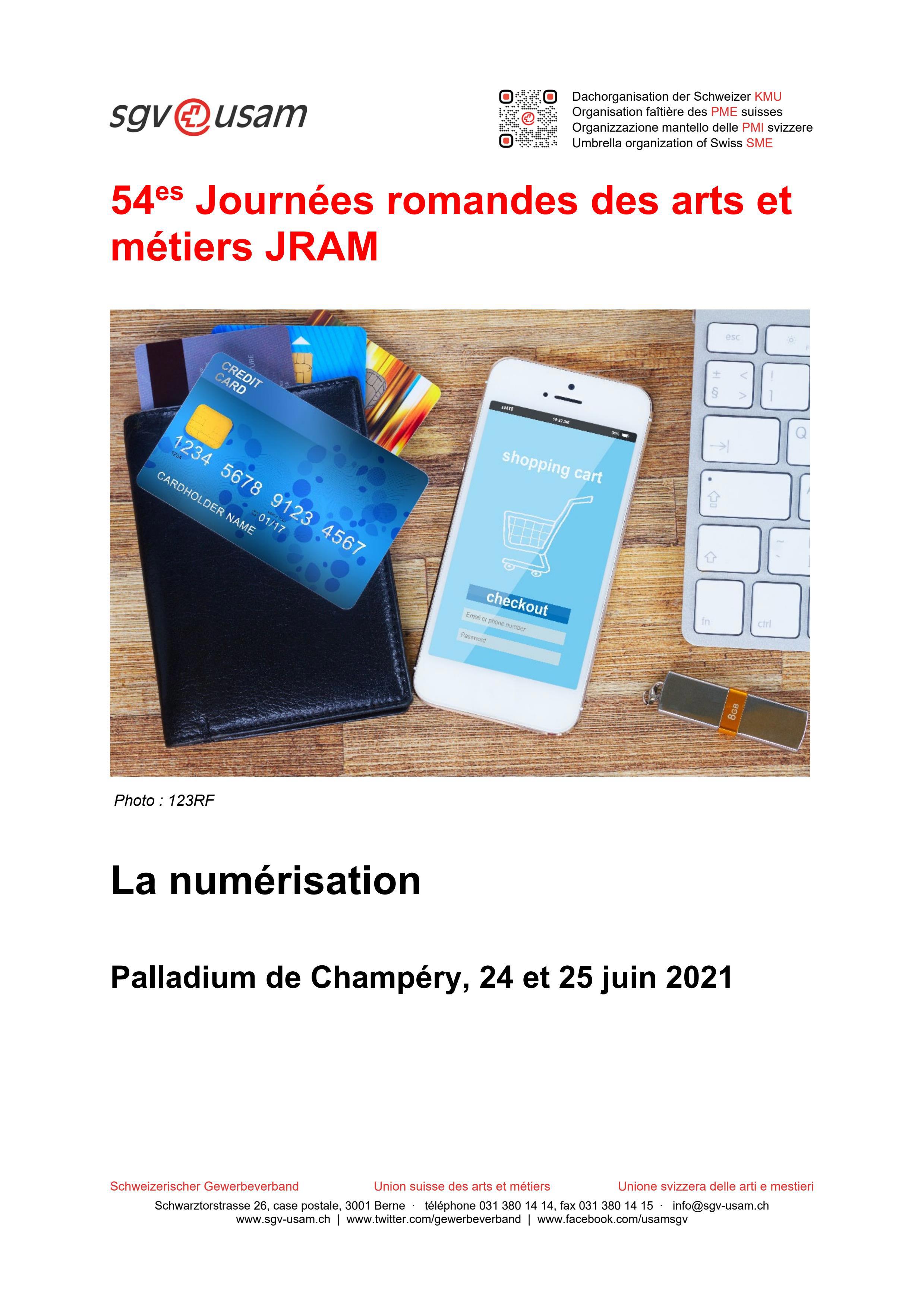  Programme 54es Journées romandes des arts et métiers